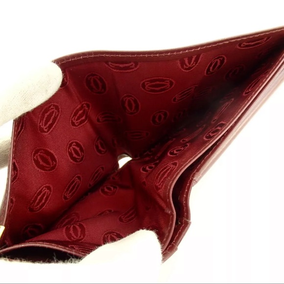 AUTH Must De Cartier Leather Bifold Wallet - Picture 8 of 11